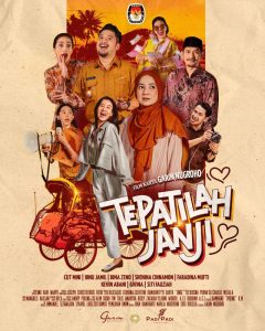 OFFICIAL POSTER FILM TEPATILAH JANJI! Telah Terbit